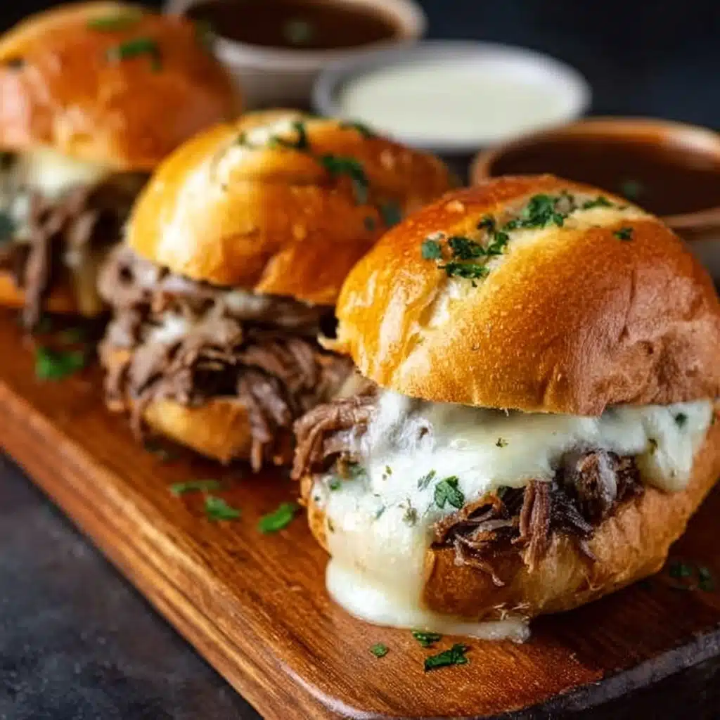 Crock Pot French Dip Sandwiches Recipe - Recipe Image