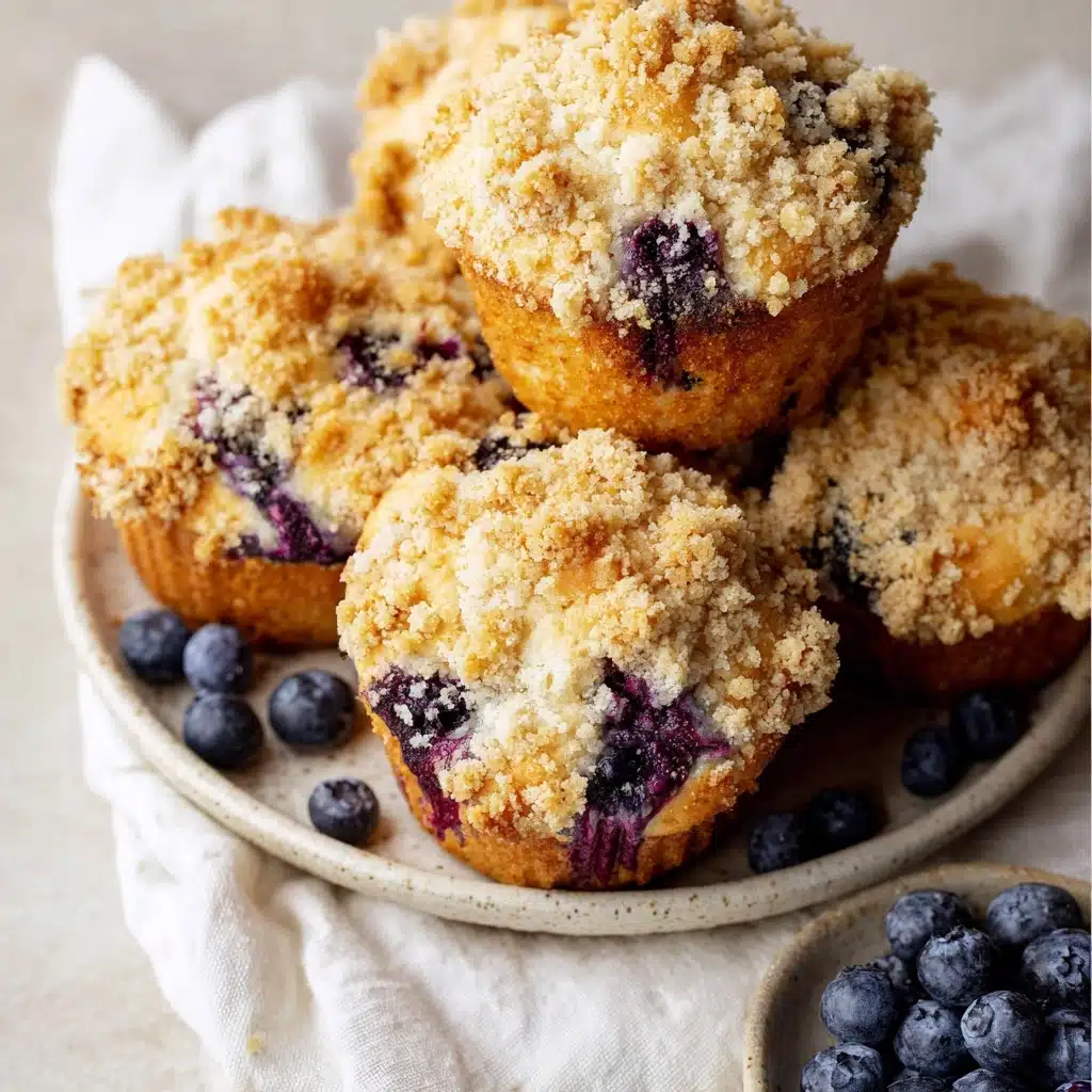 Bakery Style Blueberry Muffins Recipe - Recipe Image
