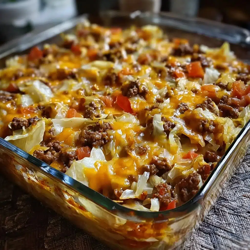 Savory Cabbage Beef Bake Recipe - Recipe Image