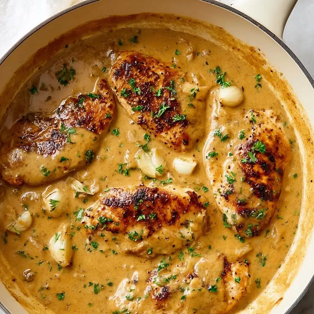 Creamy Garlic Chicken Recipe