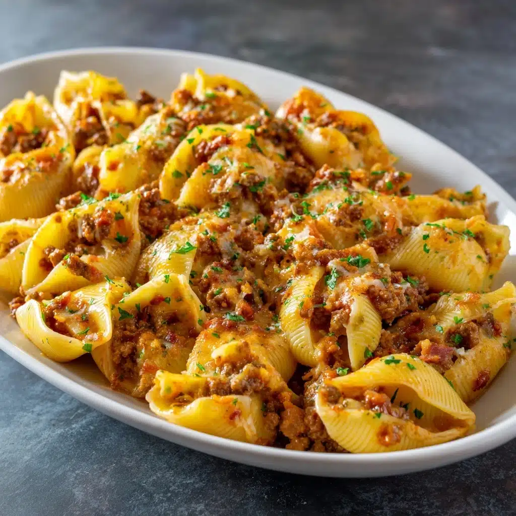 Creamy Beef and Shells Recipe