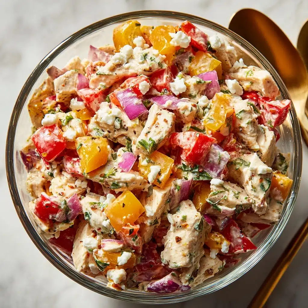 Italian Grinder Chicken Salad Recipe - Recipe Image