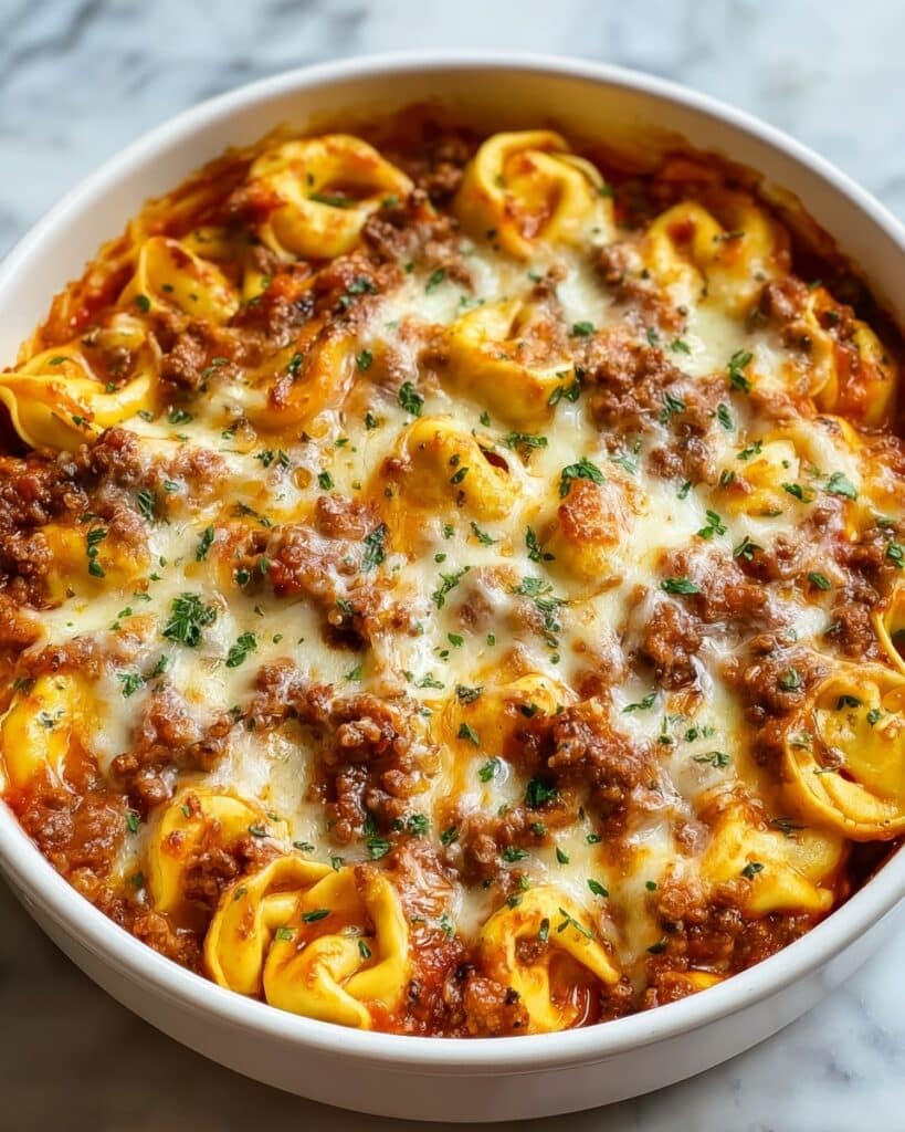Irresistible Beefy Tortellini Bake for Cozy Nights Recipe