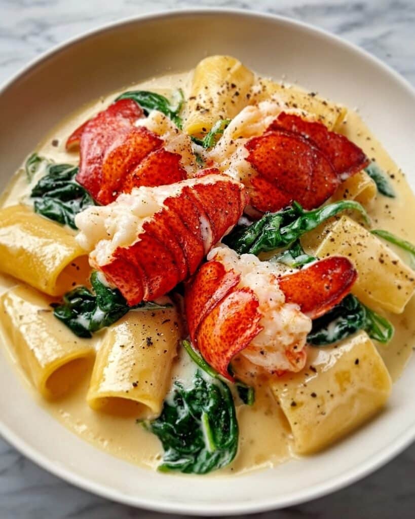 Creamy Lobster Alfredo Pasta Recipe