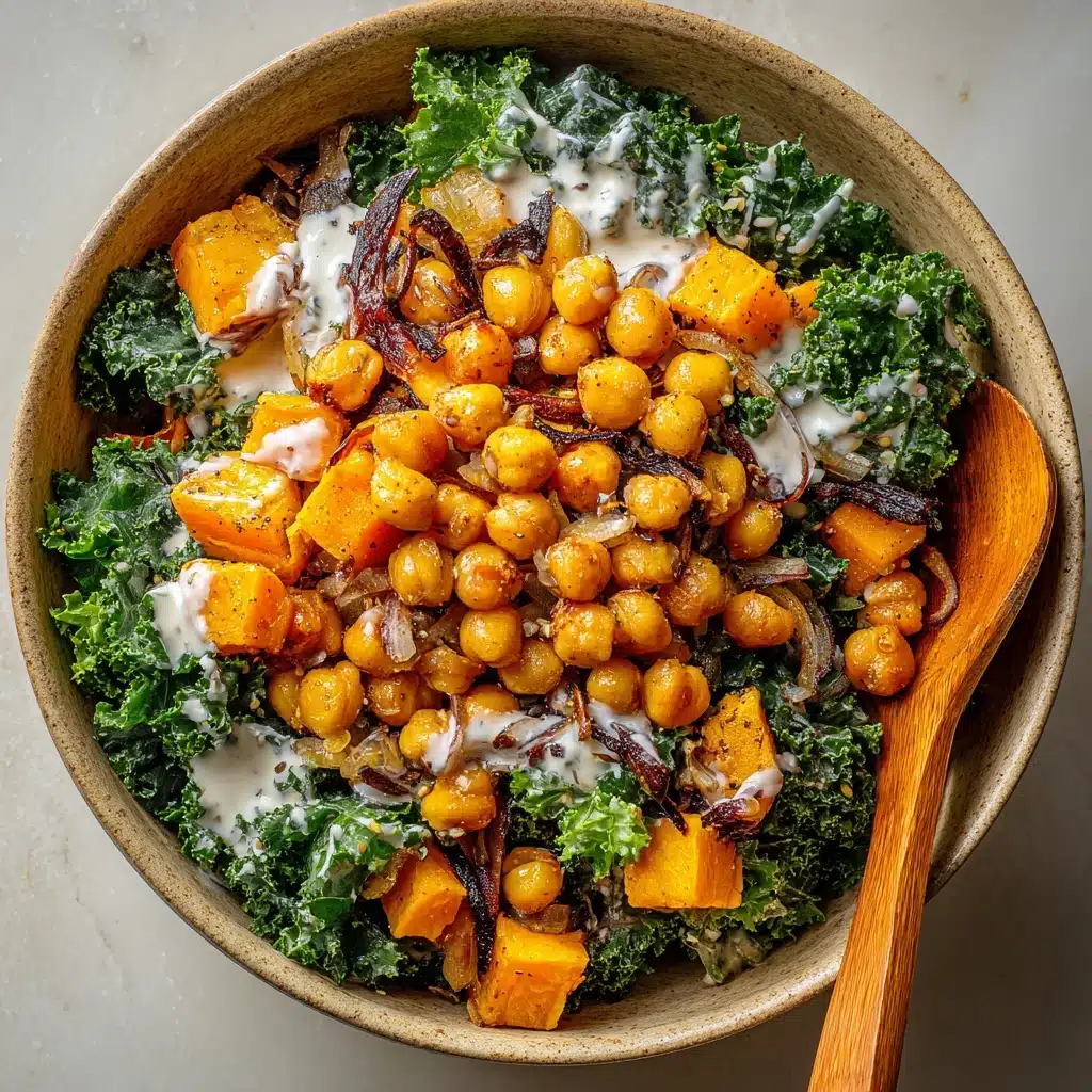 Cinnamon Roasted Chickpea & Butternut Squash Salad Recipe - Recipe Image