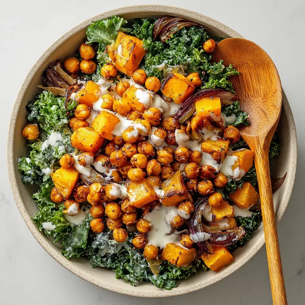 Cinnamon Roasted Chickpea & Butternut Squash Salad Recipe - Recipe Image