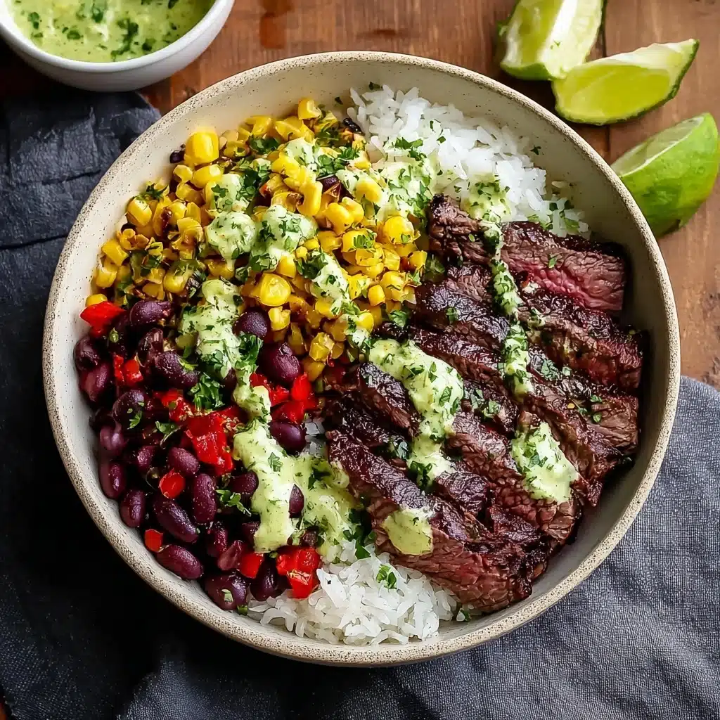 Cilantro Lime Steak Bowls Recipe - Recipe Image