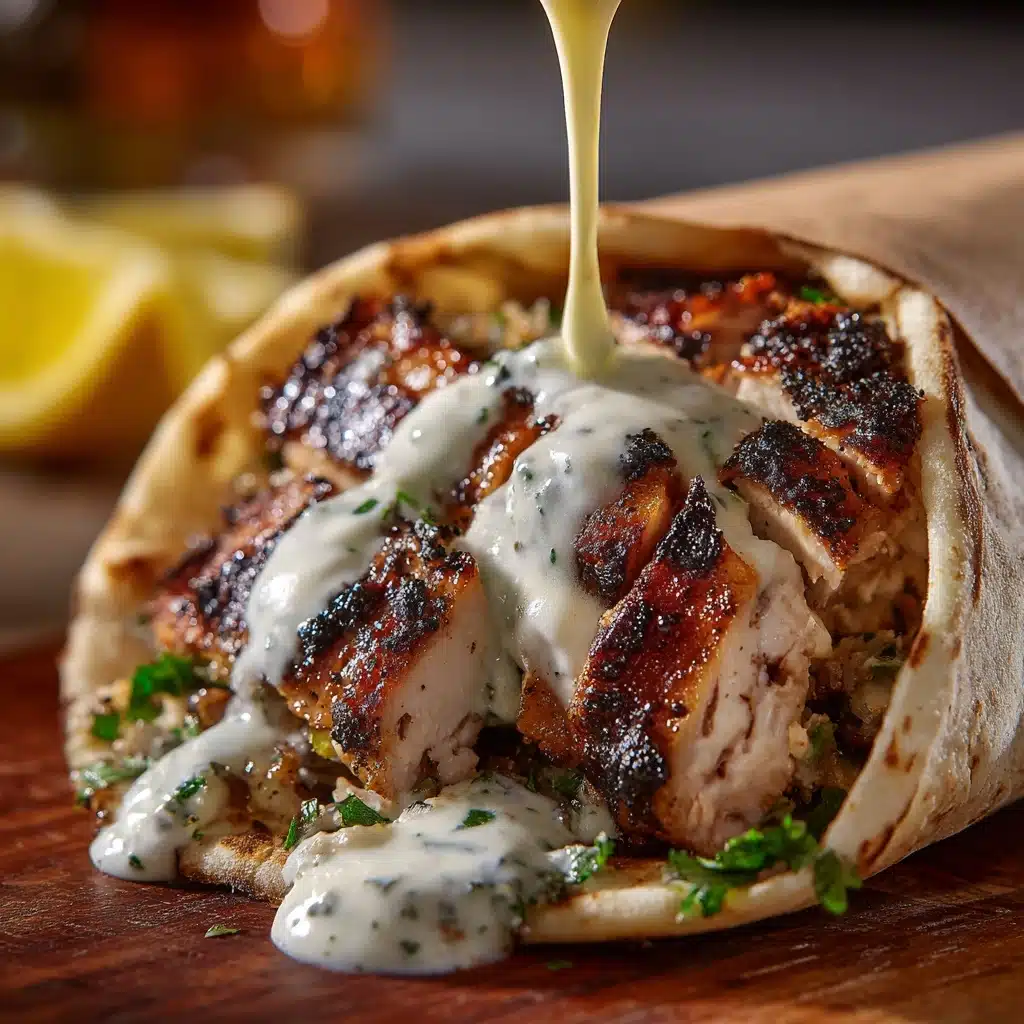 Chicken Shawarma with Garlic Sauce Recipe