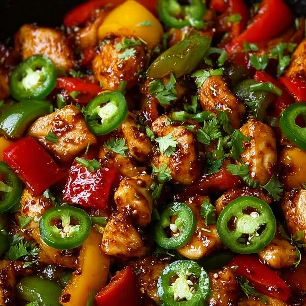 Spicy Jalapeño Chicken Stir-Fry Recipe - Recipe Image