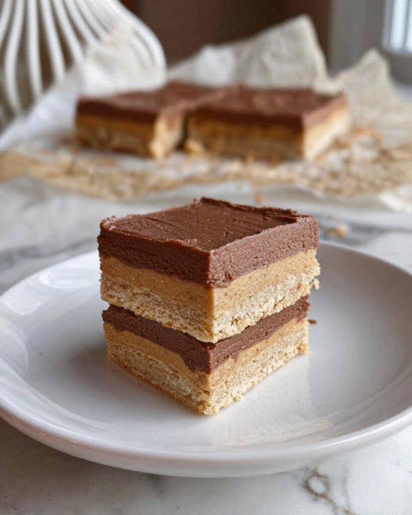 Peanut Butter Chickpea Protein Bars with Sweet Potato Frosting Recipe