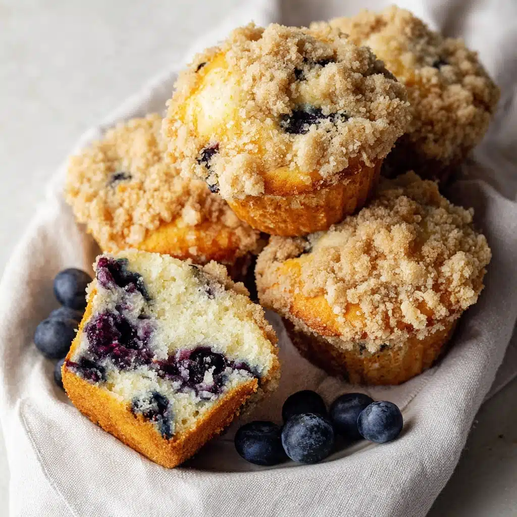 Bakery Style Blueberry Muffins Recipe - Recipe Image