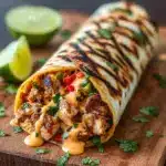 Easy Chipotle Ranch Grilled Chicken Burrito Recipe