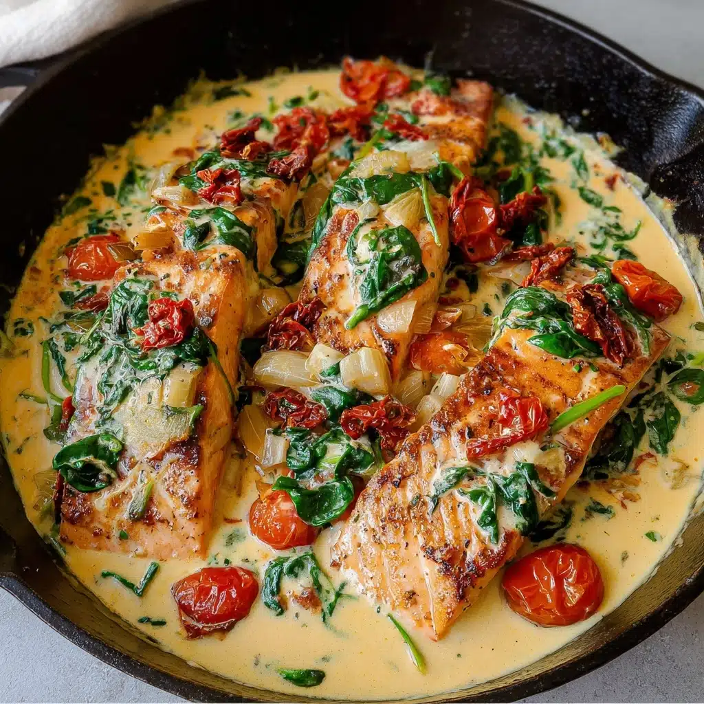 Creamy Tuscan Salmon Recipe - Recipe Image