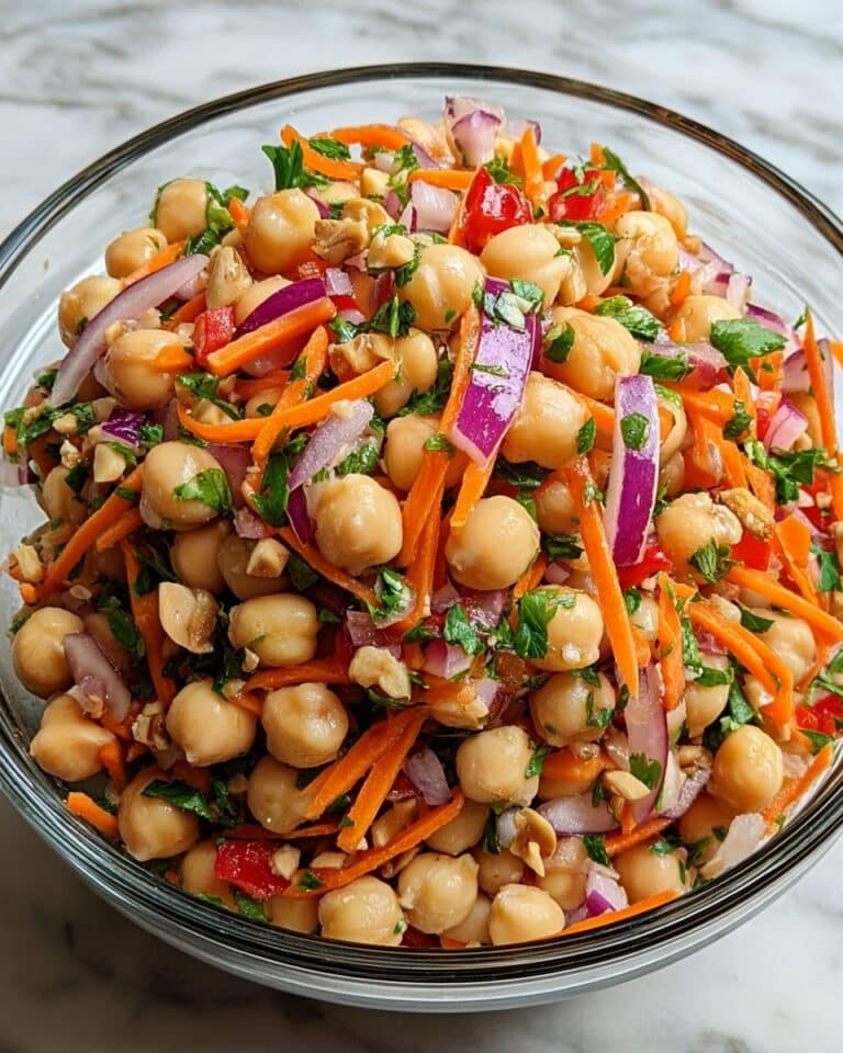 Crunchy Thai Chickpea Salad – A Fresh, Protein-Packed Vegan Meal Recipe