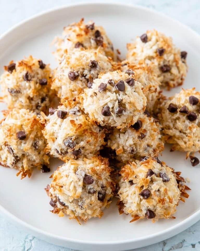 4 Ingredient Coconut Almond Cookies Recipe