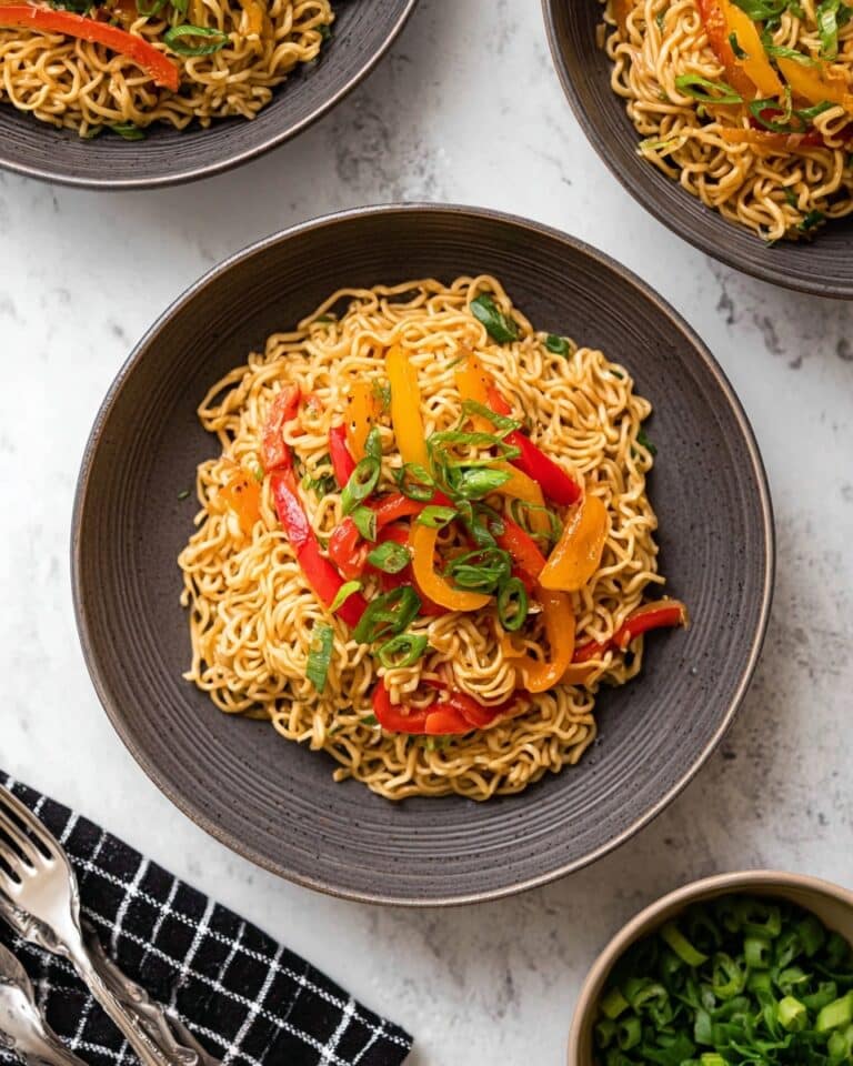 Instant Pot Chicken Ramen Stir Fry Recipe