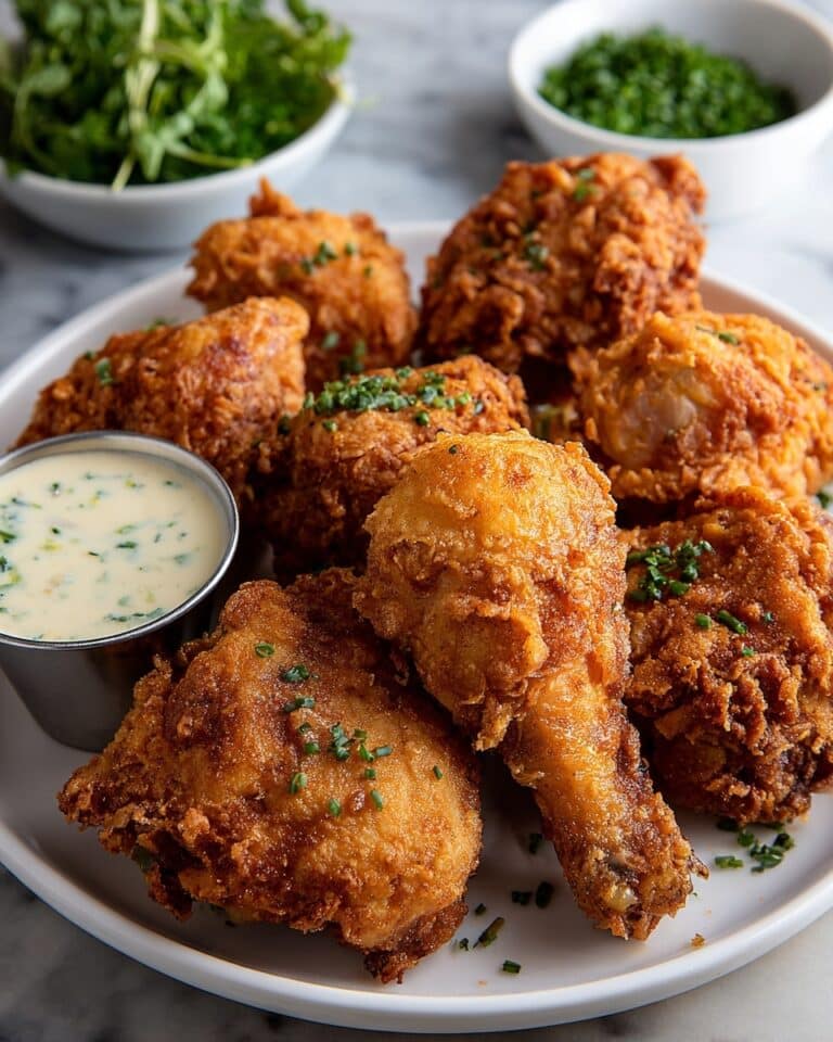 Crispy Soul Food Fried Chicken With Spicy Buttermilk Brine Recipe