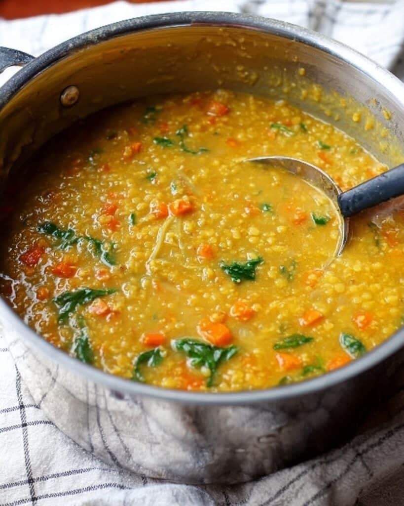 Red Lentil Soup with Vegetables Recipe
