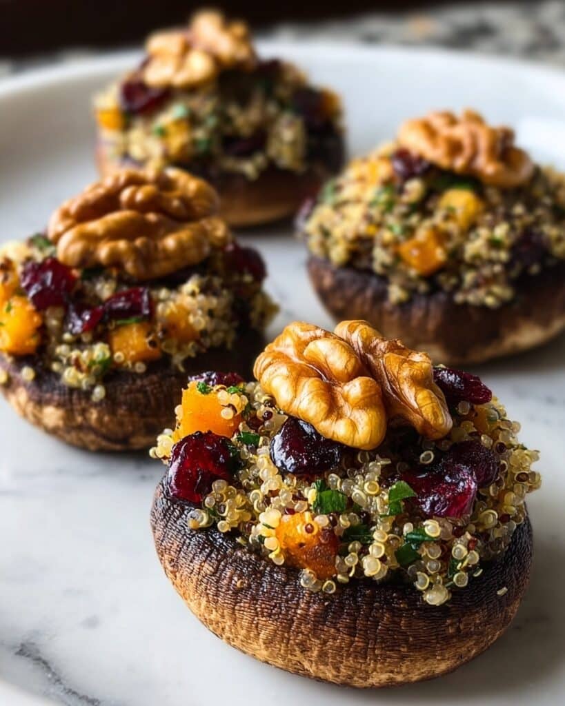 Autumn Harvest Stuffed Portobello Mushrooms Recipe