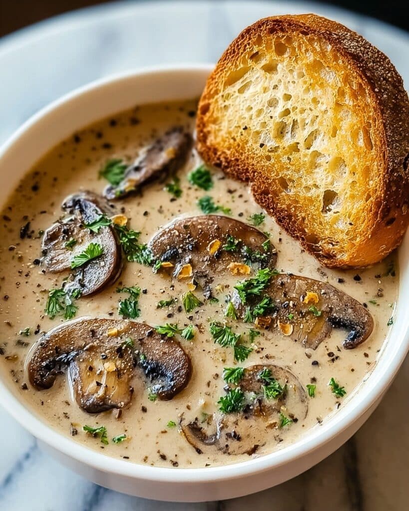 Creamy Mushroom Soup Recipe – Perfect Comfort Food Recipe
