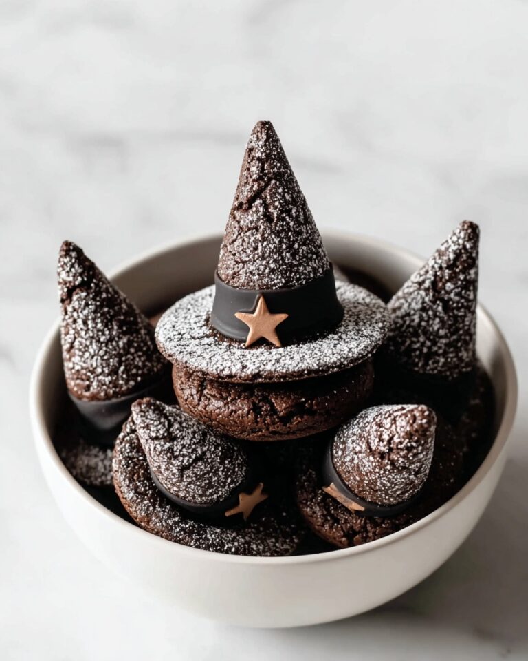 Witch Hat Brownies That Cast a Spell Recipe