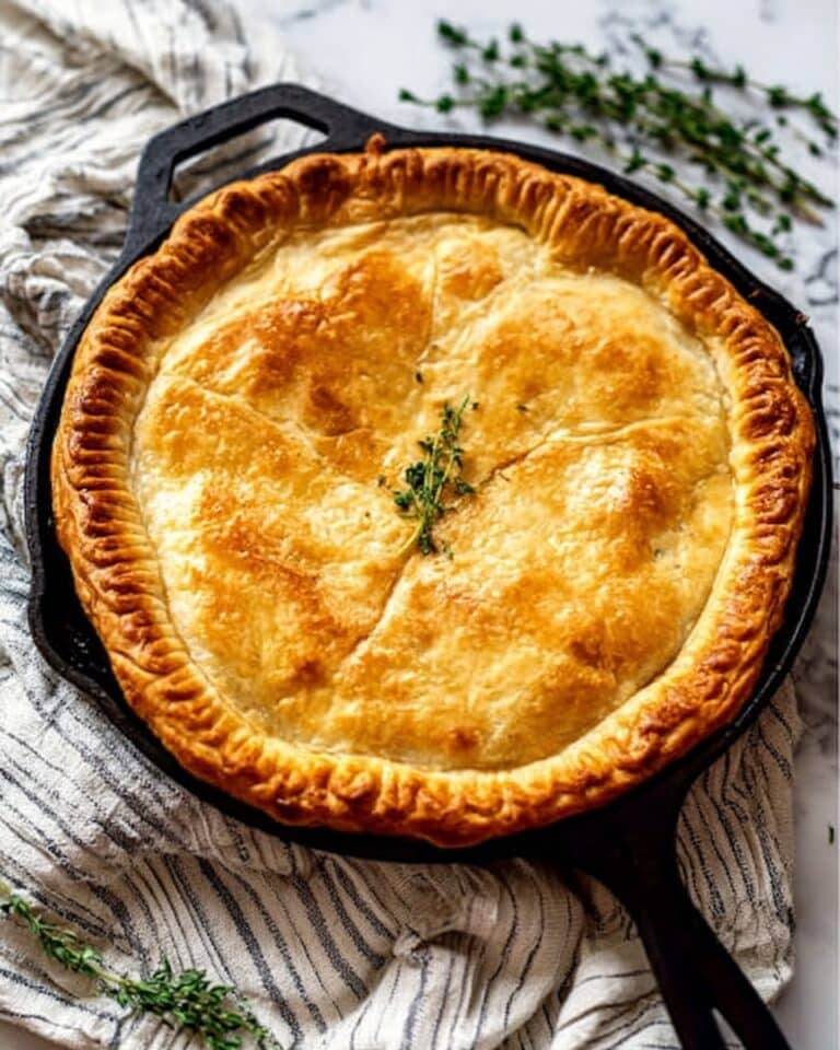 One-Skillet Chicken Pot Pie Recipe
