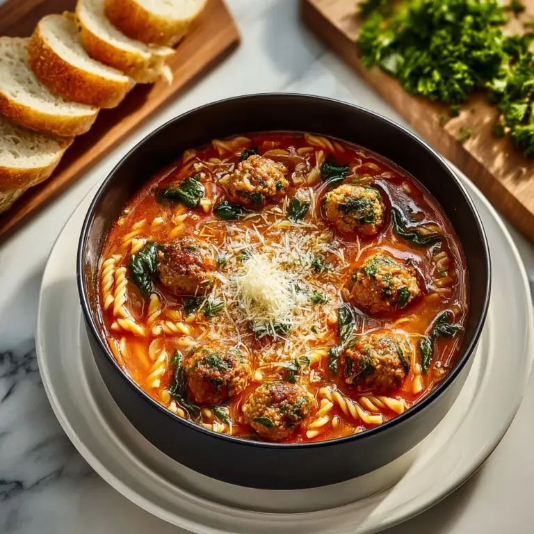 Italian Meatball Soup: Comfort in a Bowl Recipe