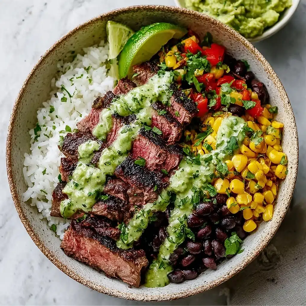 Cilantro Lime Steak Bowls Recipe