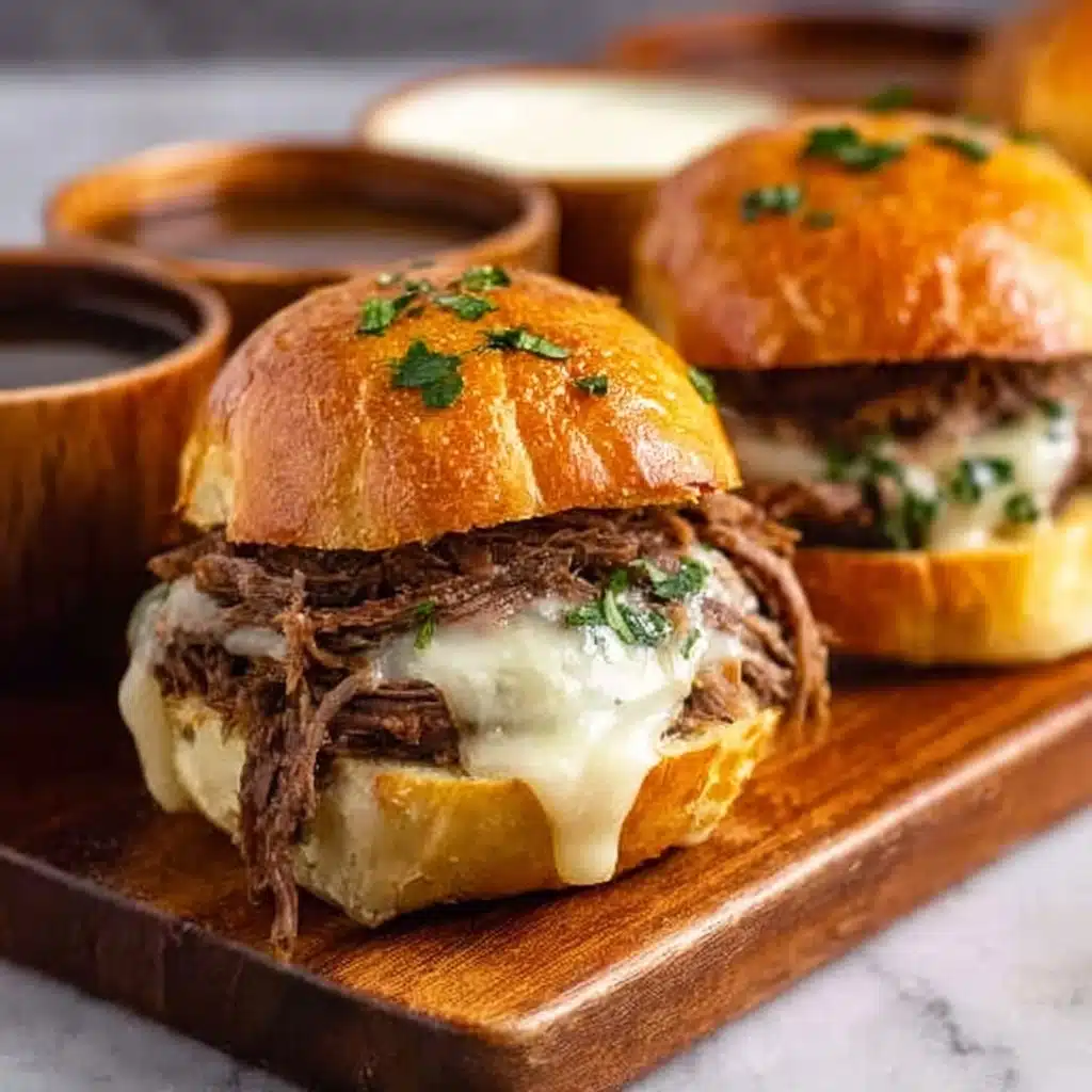 Crock Pot French Dip Sandwiches Recipe - Recipe Image