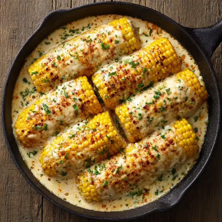 Spicy Creamy Cajun Corn Cob Recipe