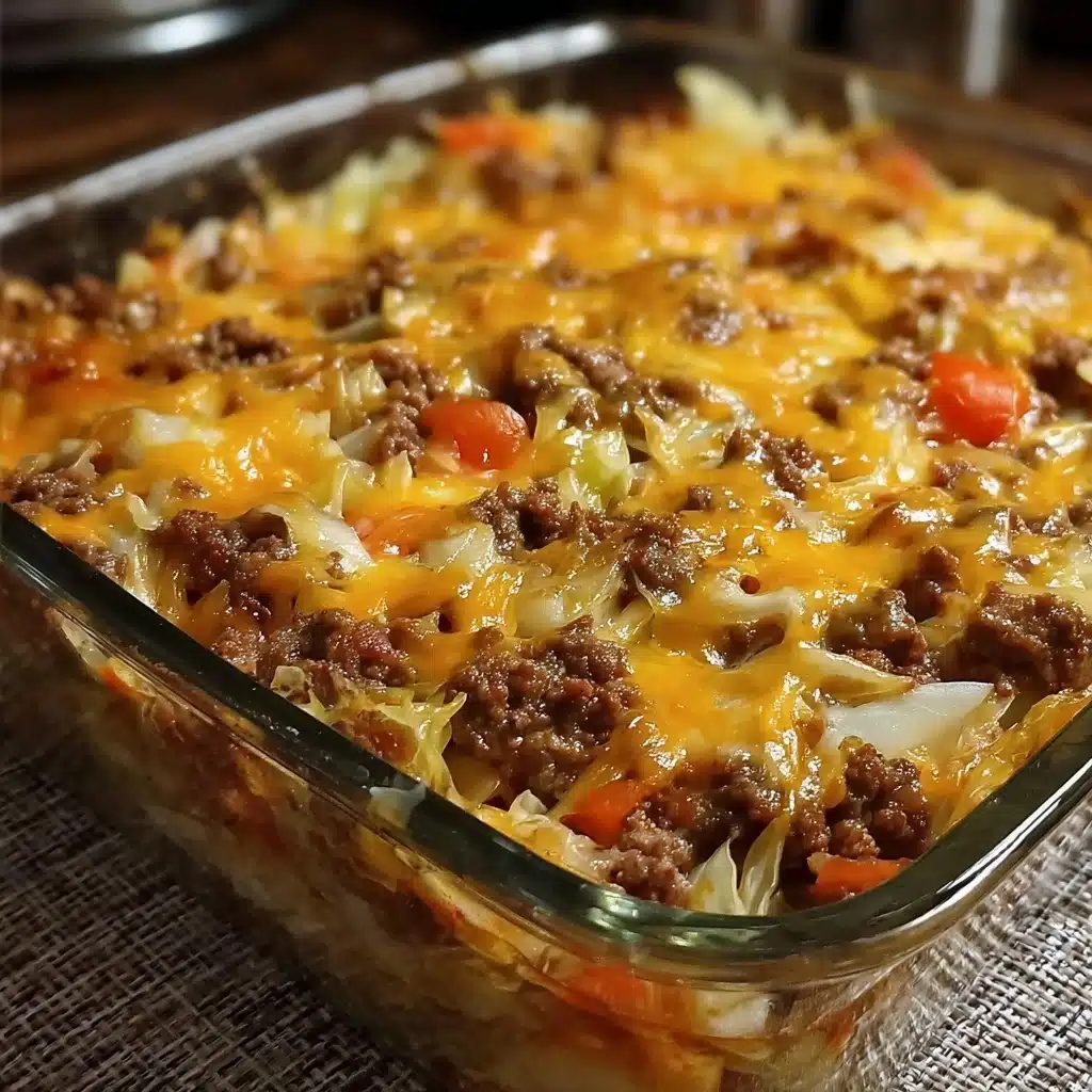 Savory Cabbage Beef Bake Recipe - Recipe Image