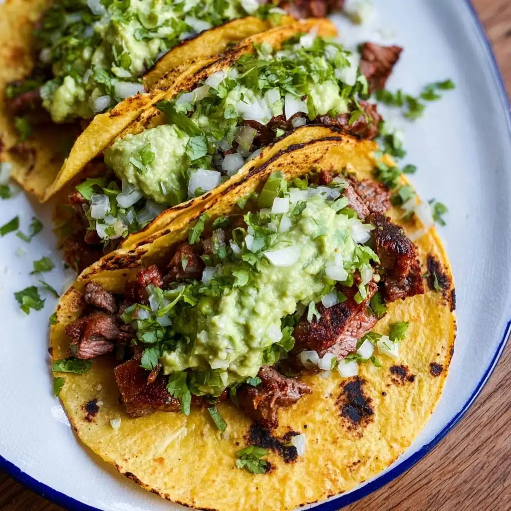 Grilled Steak Tacos with Avocado Salsa Recipe - Recipe Image