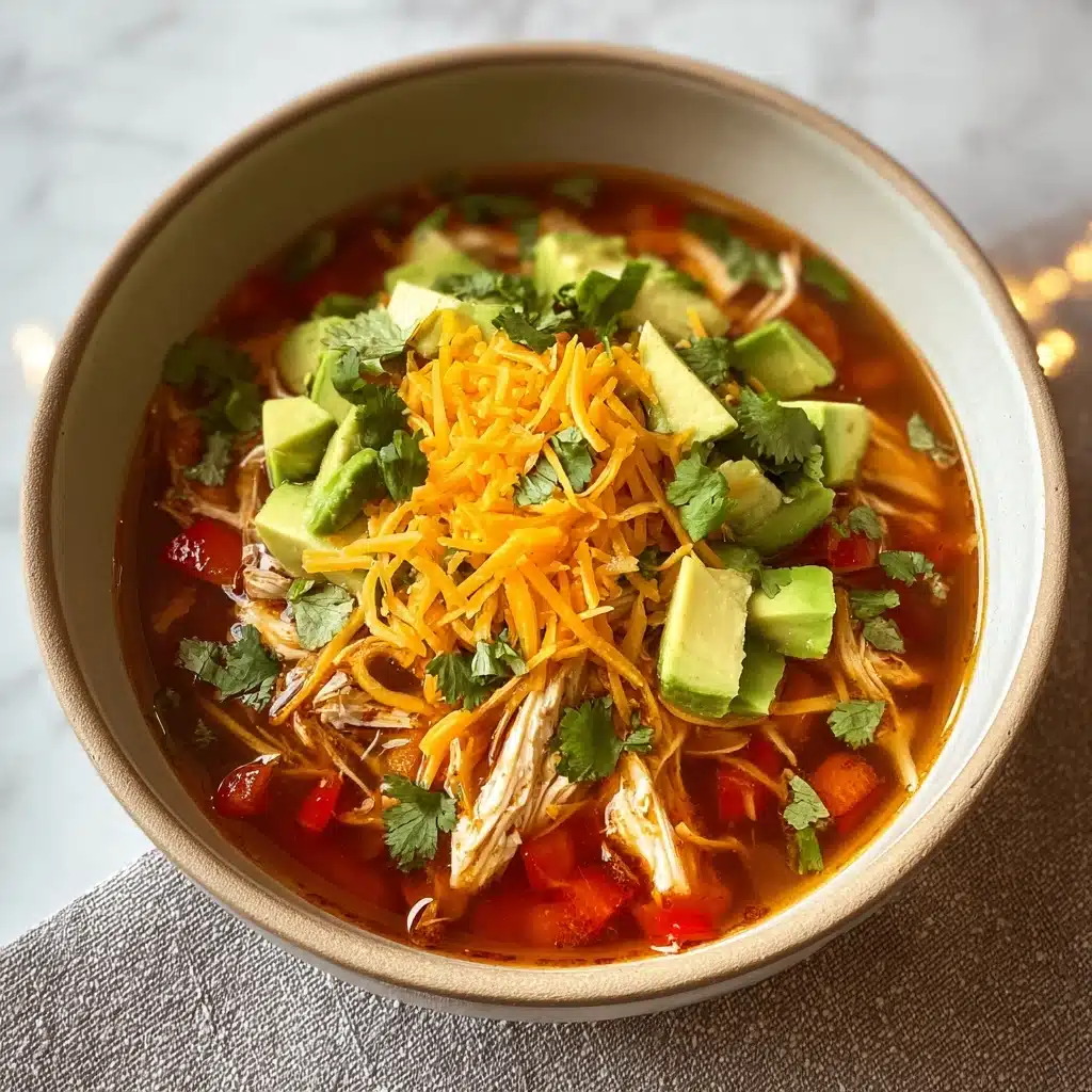 Keto Tortilla Chicken Soup Recipe