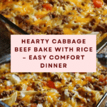 Savory Cabbage Beef Bake Recipe