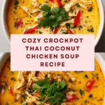 Crockpot Thai Coconut Chicken Soup Recipe is delightful! Recipe