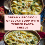 Broccoli Cheddar Soup With Shells Recipe