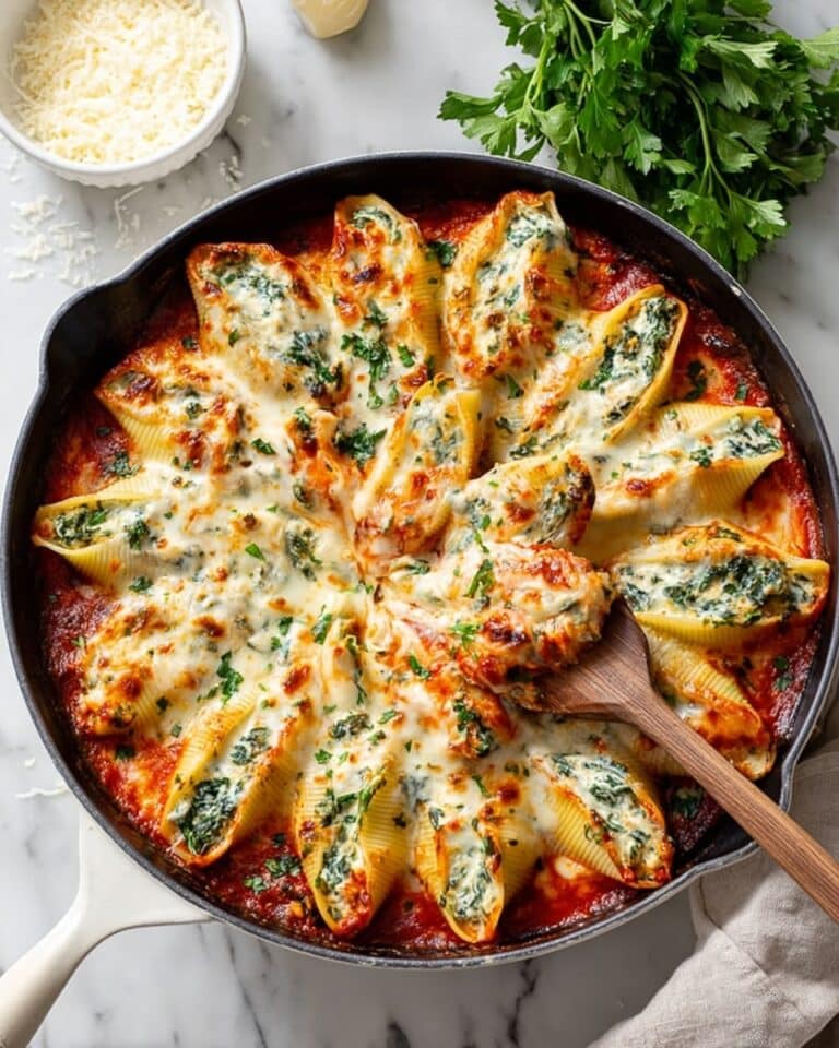 Stuffed Shells with Spinach and Ricotta Cheese Recipe