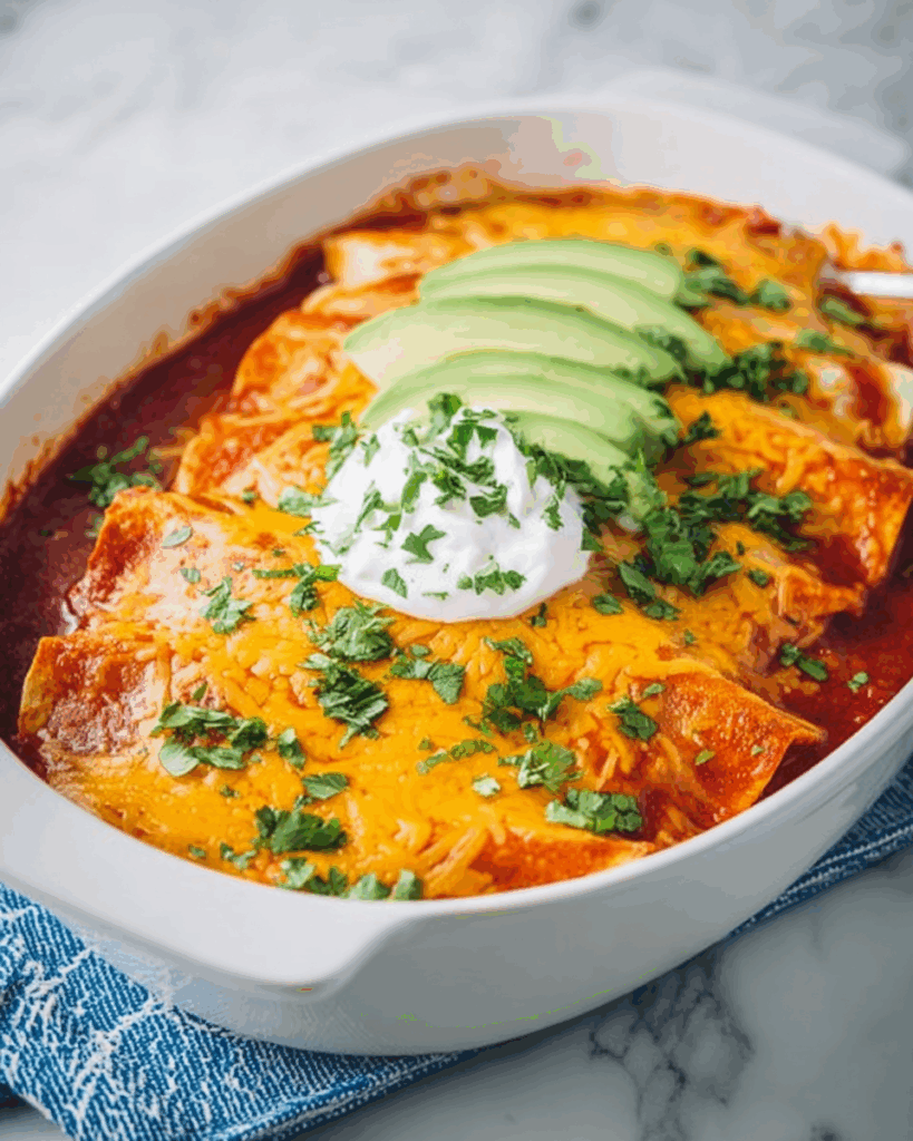 Sour Cream Chicken Enchiladas Recipe