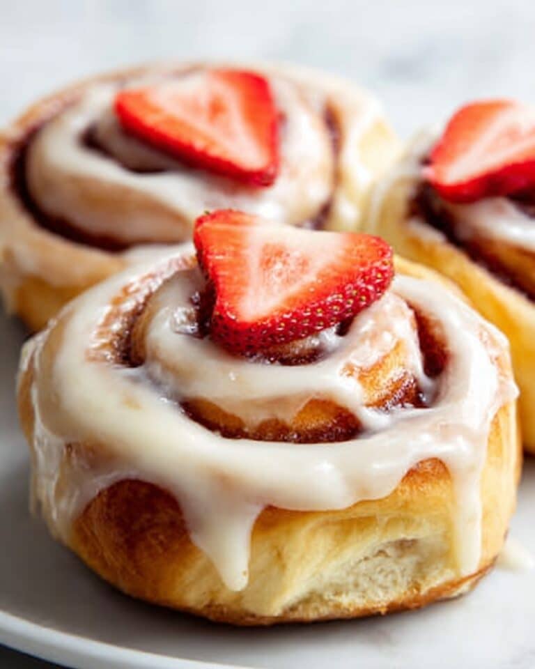 Strawberry Cheesecake Cinnabon Rolls Recipe