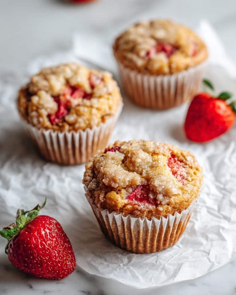Strawberry Cottage Cheese Muffins Recipe