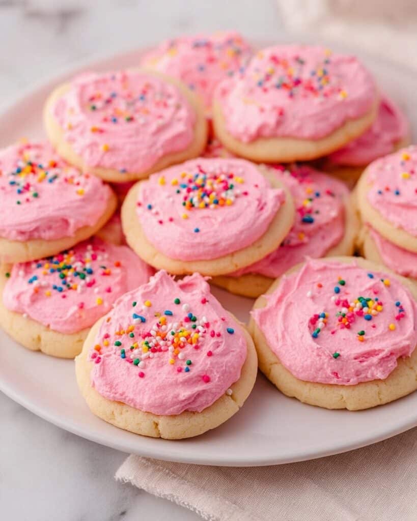 Soft Frosted Sugar Cookies Recipe