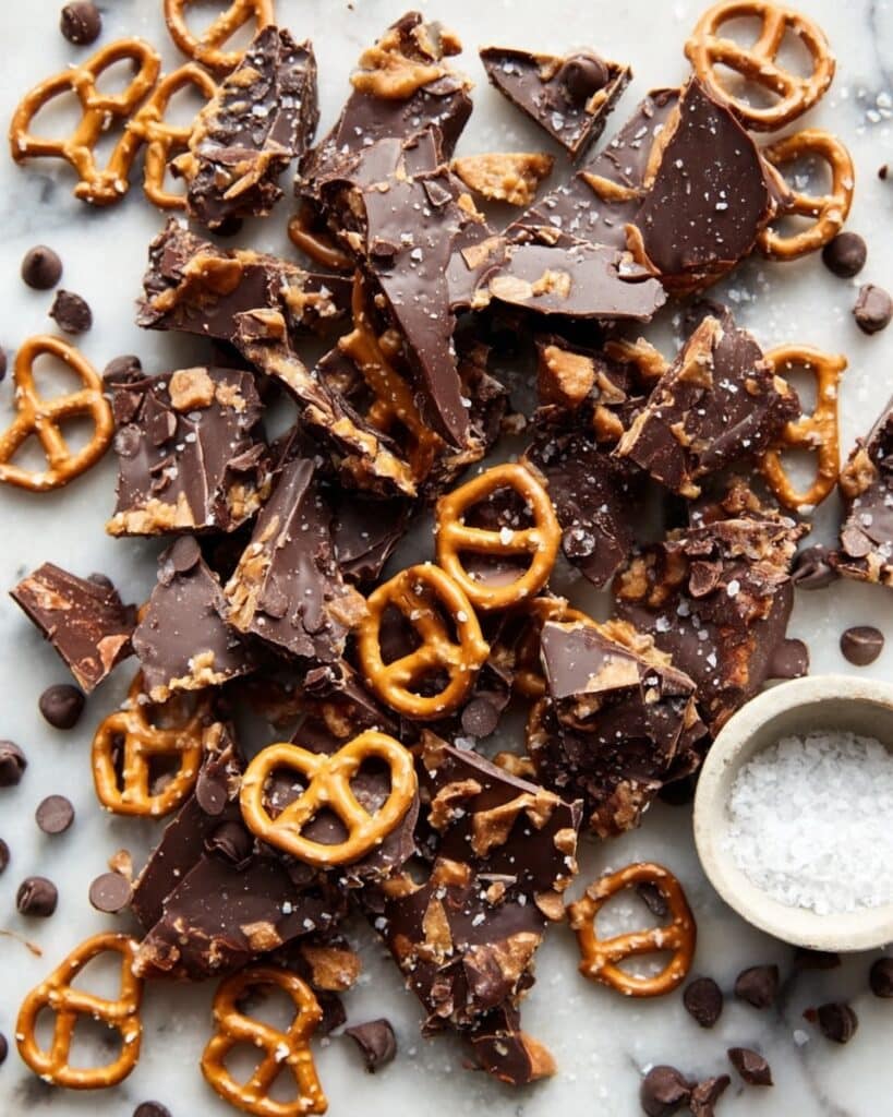 Pretzel Toffee Bark Recipe