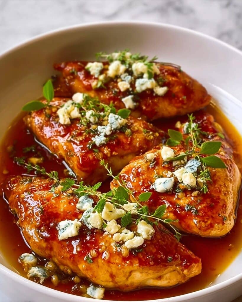 Hot Honey Infused Feta Chicken Recipe