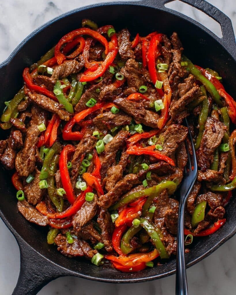 30-Minute Pepper Steak Stir Fry Recipe