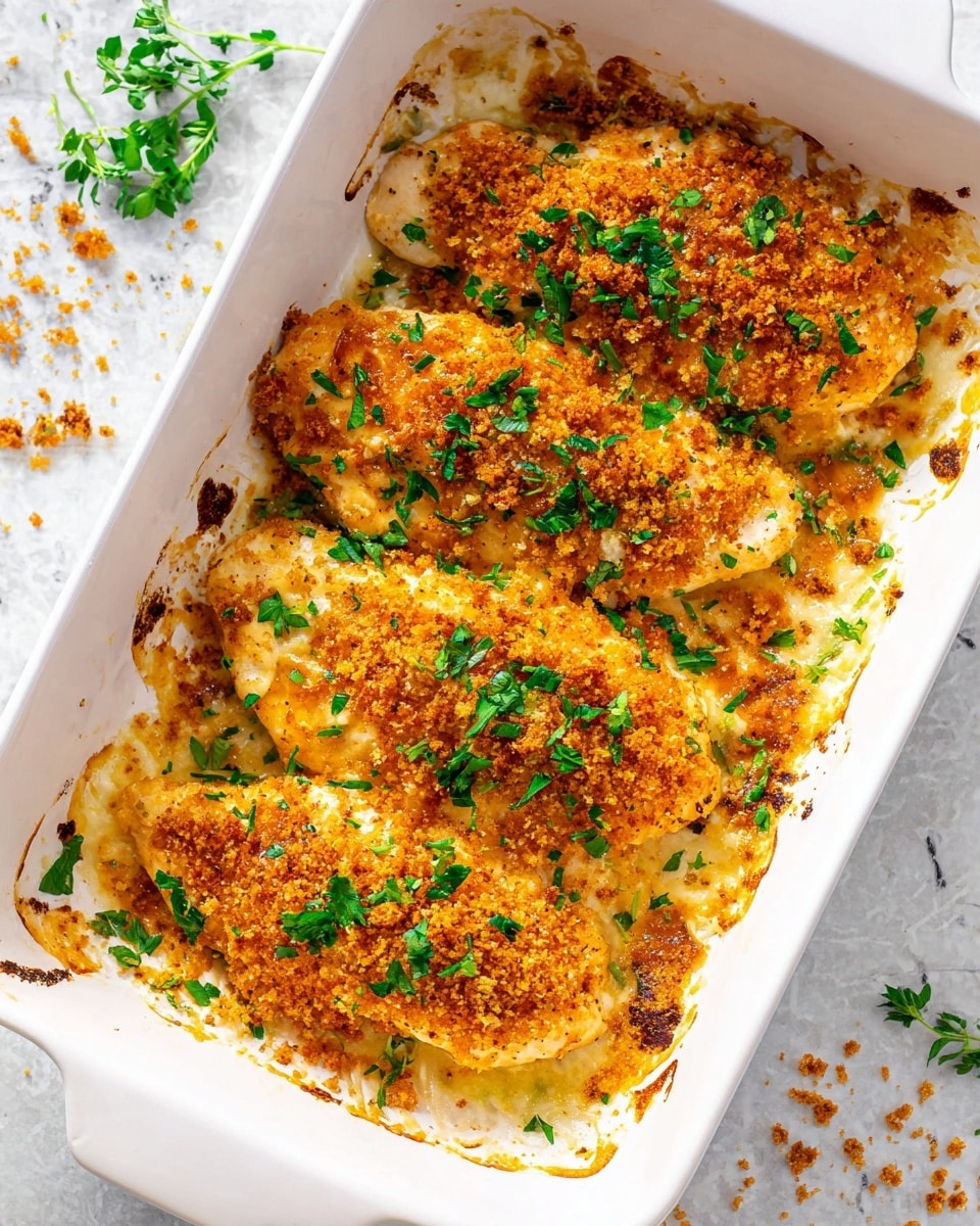 Baked Caesar Chicken Recipe