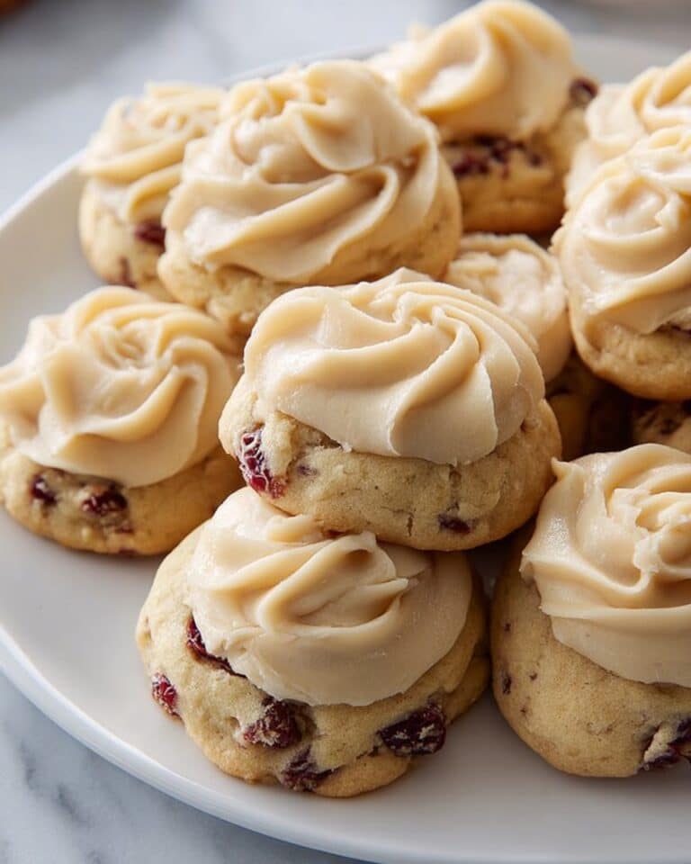 Frosted Cranberry Drop Cookies Recipe