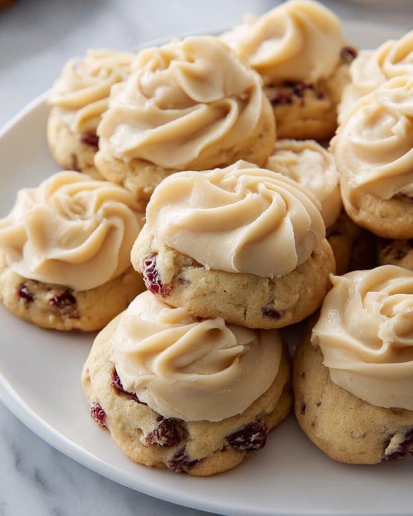 Frosted Cranberry Drop Cookies Recipe