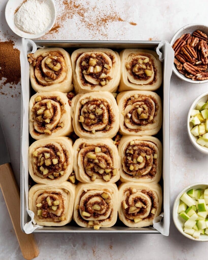 Soft-Baked Apple Cinnamon Rolls with Cream Cheese Frosting Recipe