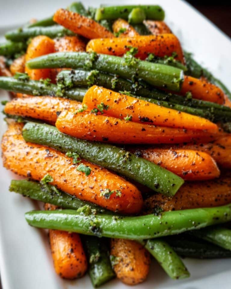 Roasted Carrots and Green Beans Recipe