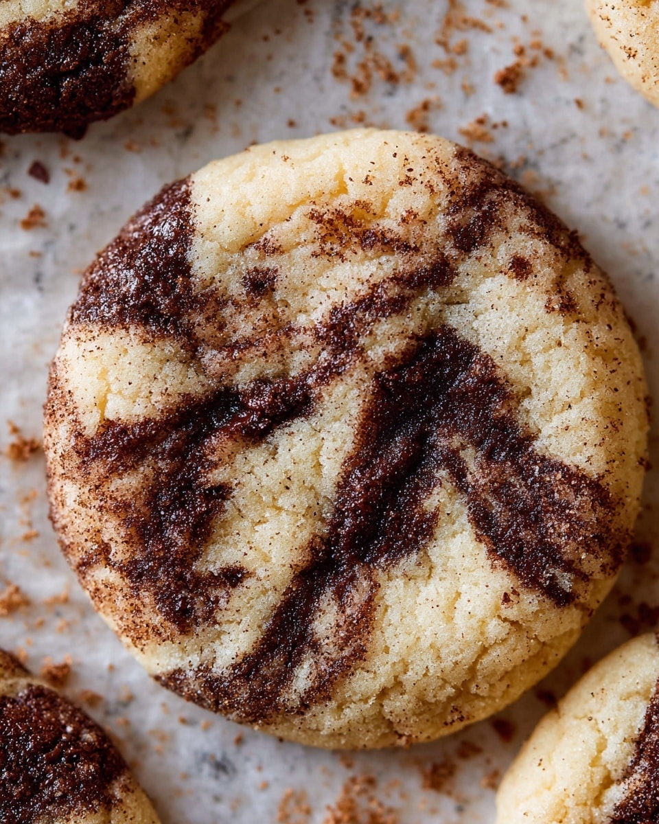 A close-up image of a cinnamon roll with one bite taken out, showing a thick, soft dough with three visible layers inside. Each layer alternates between a light yellow dough and a rich, dark brown cinnamon sugar filling. The top is sprinkled lightly with cinnamon and sugar, giving a slightly grainy texture. The background is a white marbled texture blurred softly to keep focus on the cinnamon roll. Photo taken with an iphone --ar 4:5 --v 7